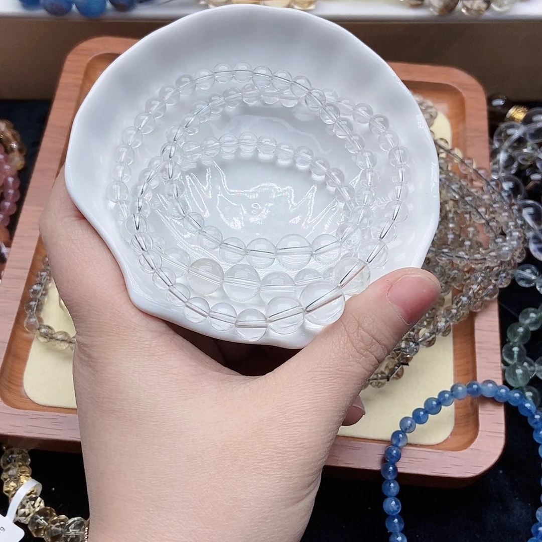 水晶手串未镶嵌蜘****7泡泡项链