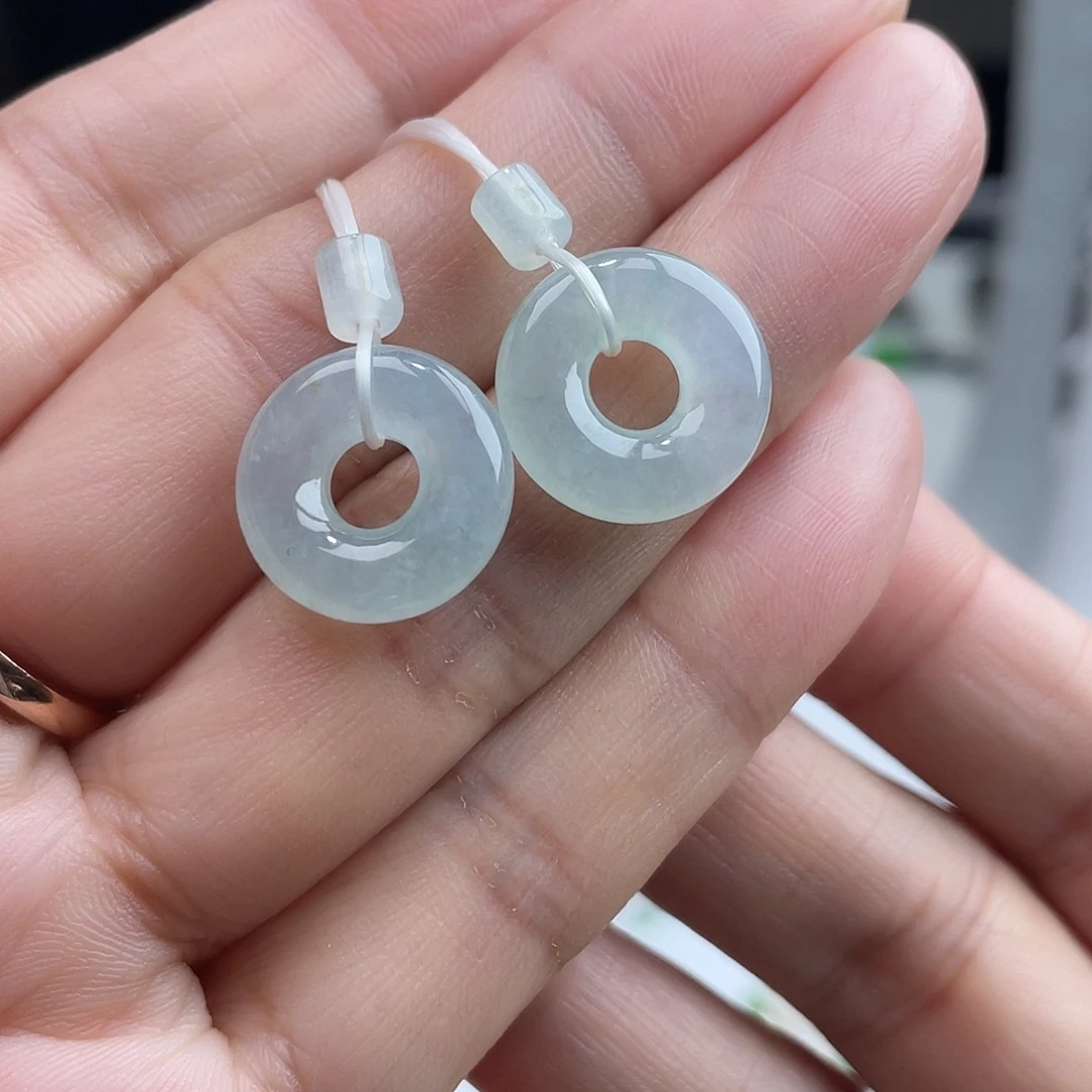 翡翠未镶嵌耳饰11111