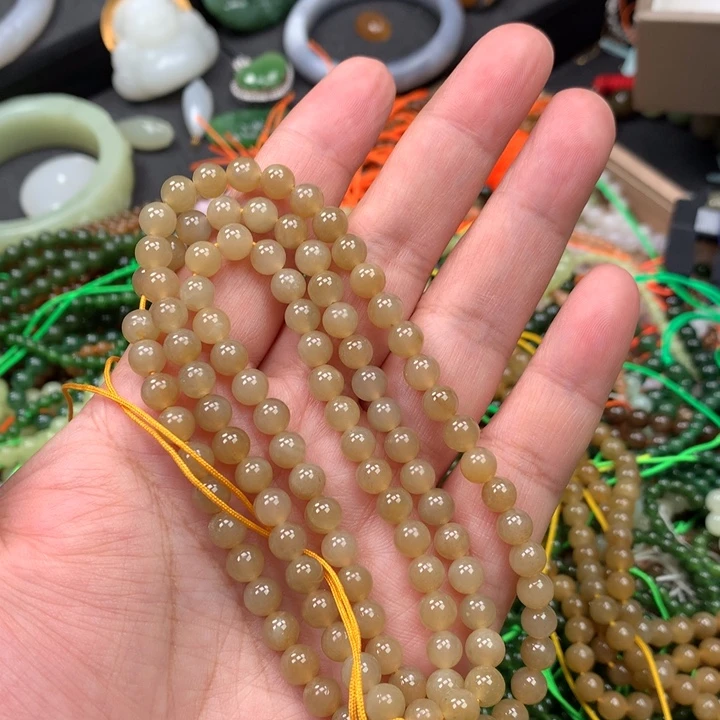 和田玉未镶嵌手链19