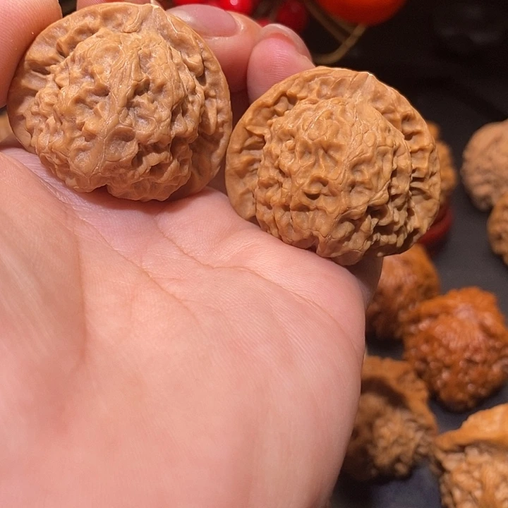 把件文玩核桃语*39如意狮子头