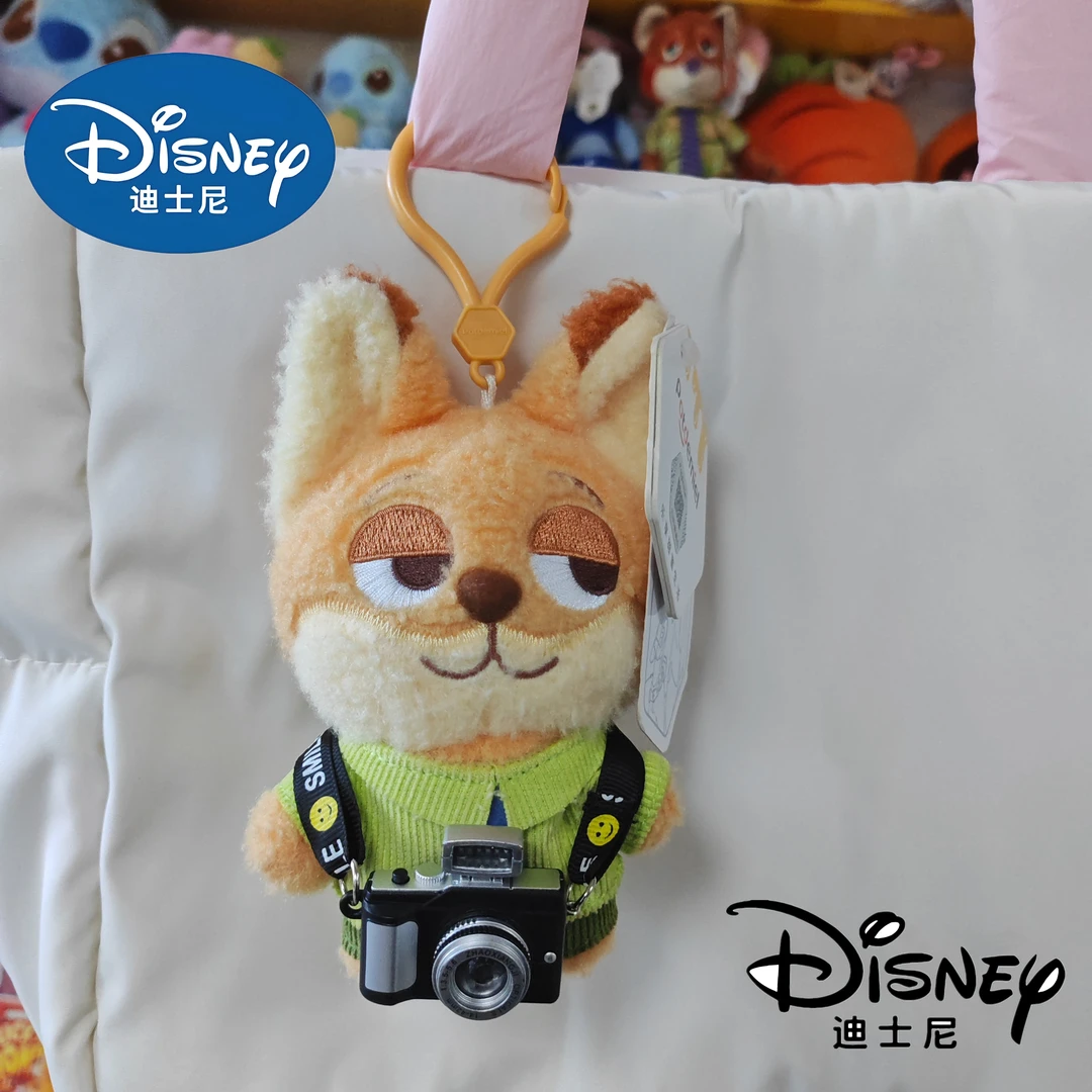 Disney迪士尼正品朱迪挂件疯狂动物城尼克钥匙扣兔子公仔闪电玩偶
