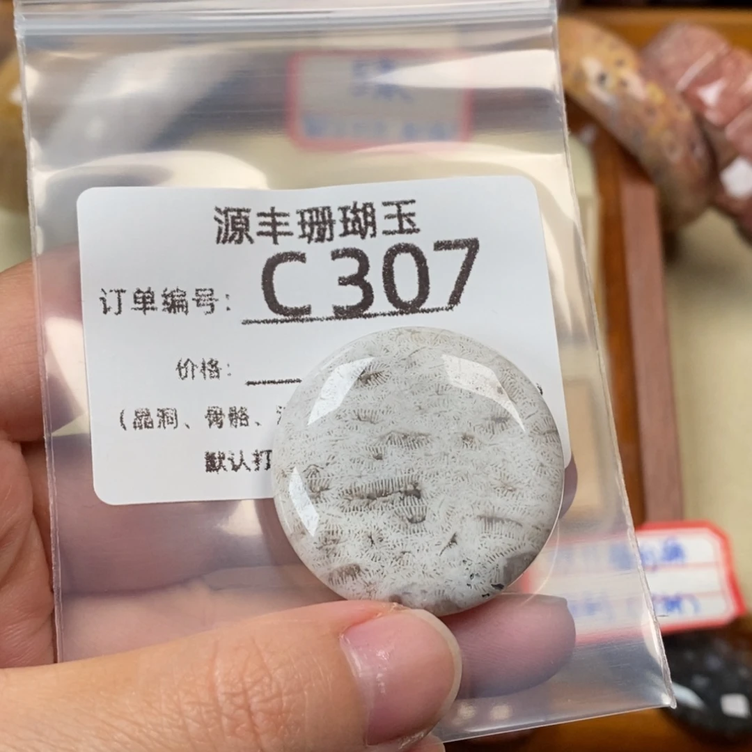 神****硅化玉未镶嵌颈饰