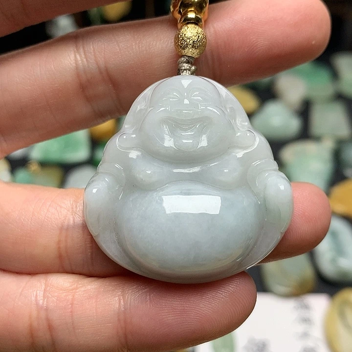 翡翠未镶嵌颈饰天然A货翡翠