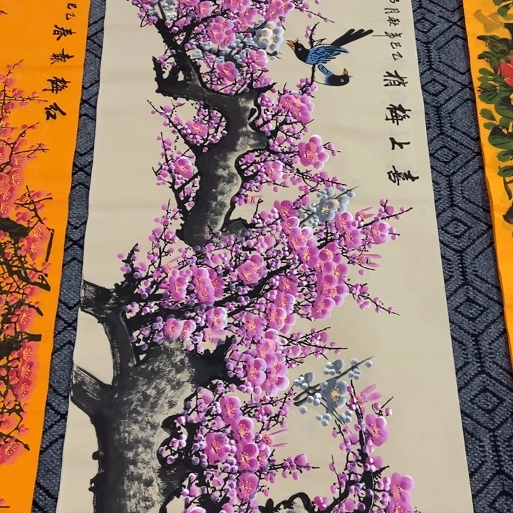 枕书斋画廊的直播间