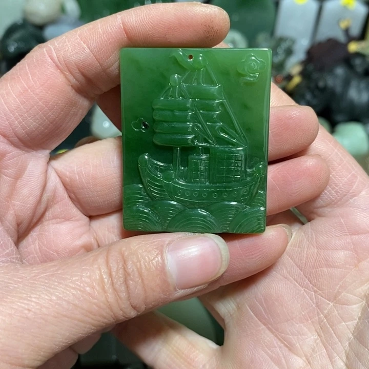 和田玉挂件未镶嵌