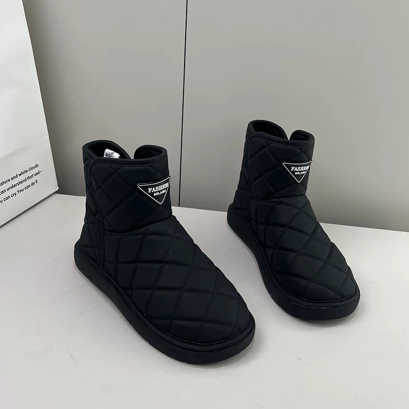 182【雪地棉】新款百搭舒适厚底休闲鞋