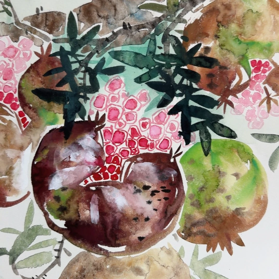 国画国画作品山水花鸟纯手绘