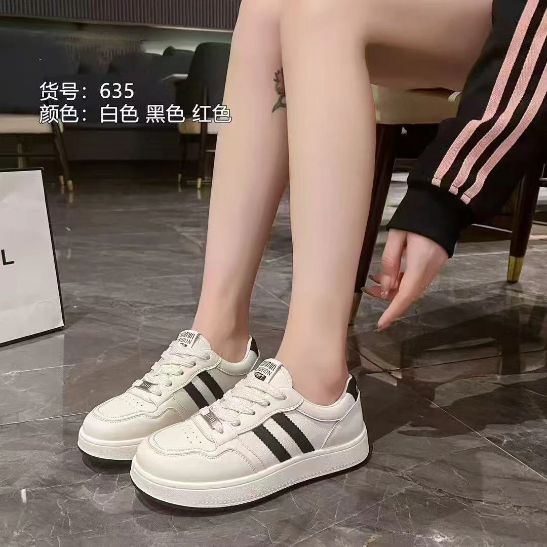 通用板鞋小白鞋休闲板鞋时尚平底夏季女士韩版厚底