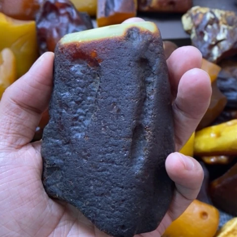 蜜蜡珠宝奇石未镶嵌天然原矿蜜蜡定制吊坠