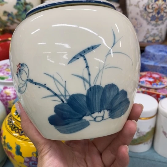 瓷片陶瓷茶叶罐密封罐