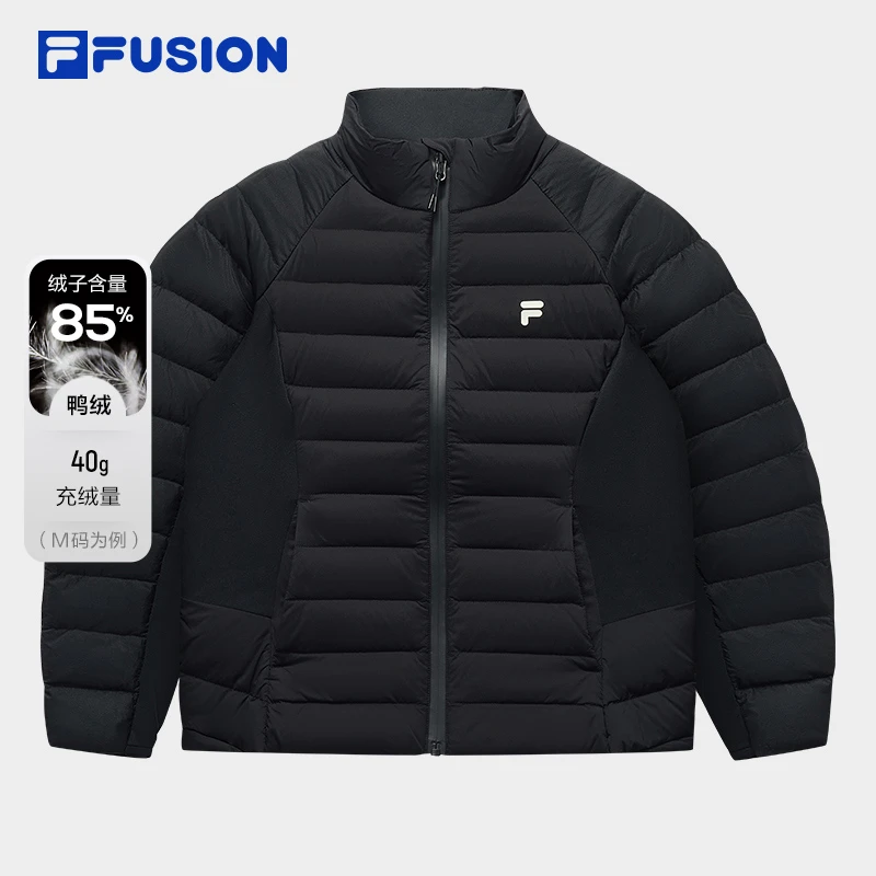 FILA斐乐保暖立领女款85%鸭绒修身显瘦时尚轻薄外套T11W543916F