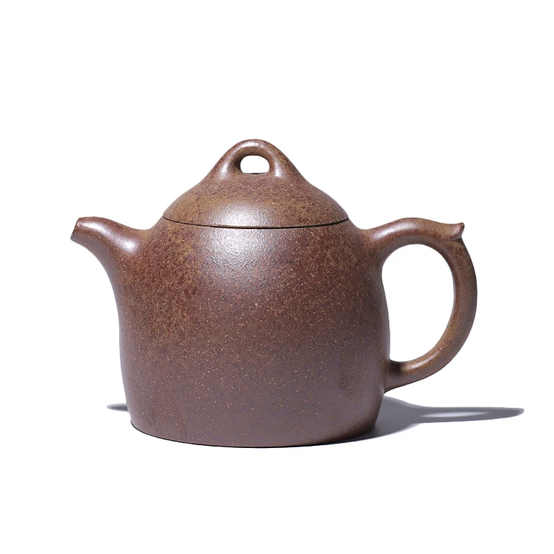 大吉羊柴烧 宜兴壶茶壶 本山绿泥秦权250ml庄勤英