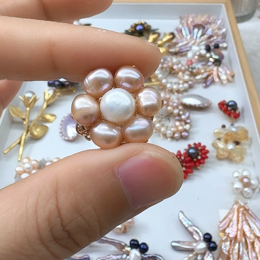 未镶嵌淡水珍珠胸饰