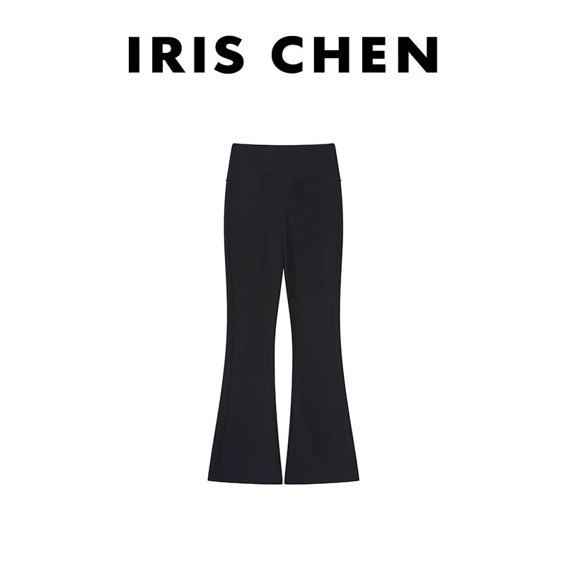 【现货】IRIS CHEN 真丝羊毛微喇裤 25秋冬“350g高弹力”显瘦休闲裤