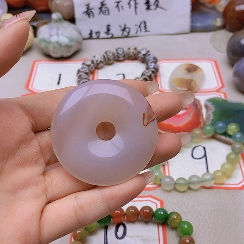 【闪购商品】未镶嵌玛瑙/玉髓珠宝半成品桃*桃
