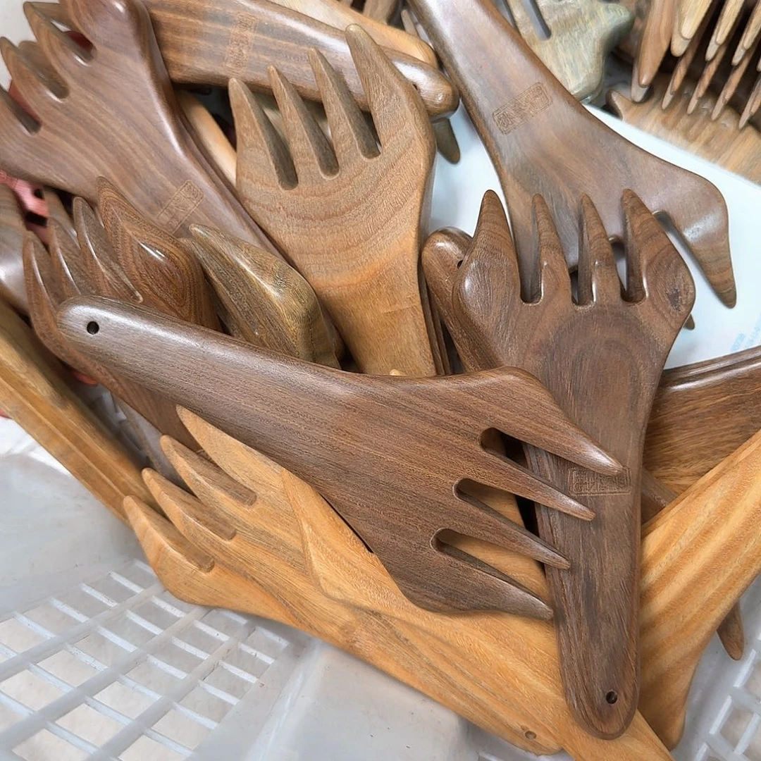 绿檀木放松耙子瑕疵