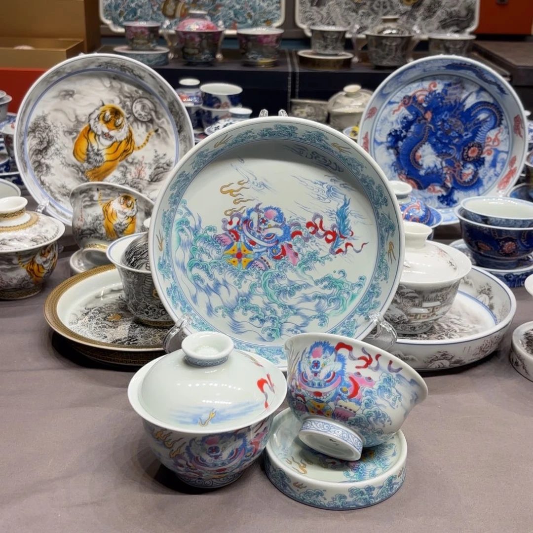 盖碗景德镇陶瓷艺术展