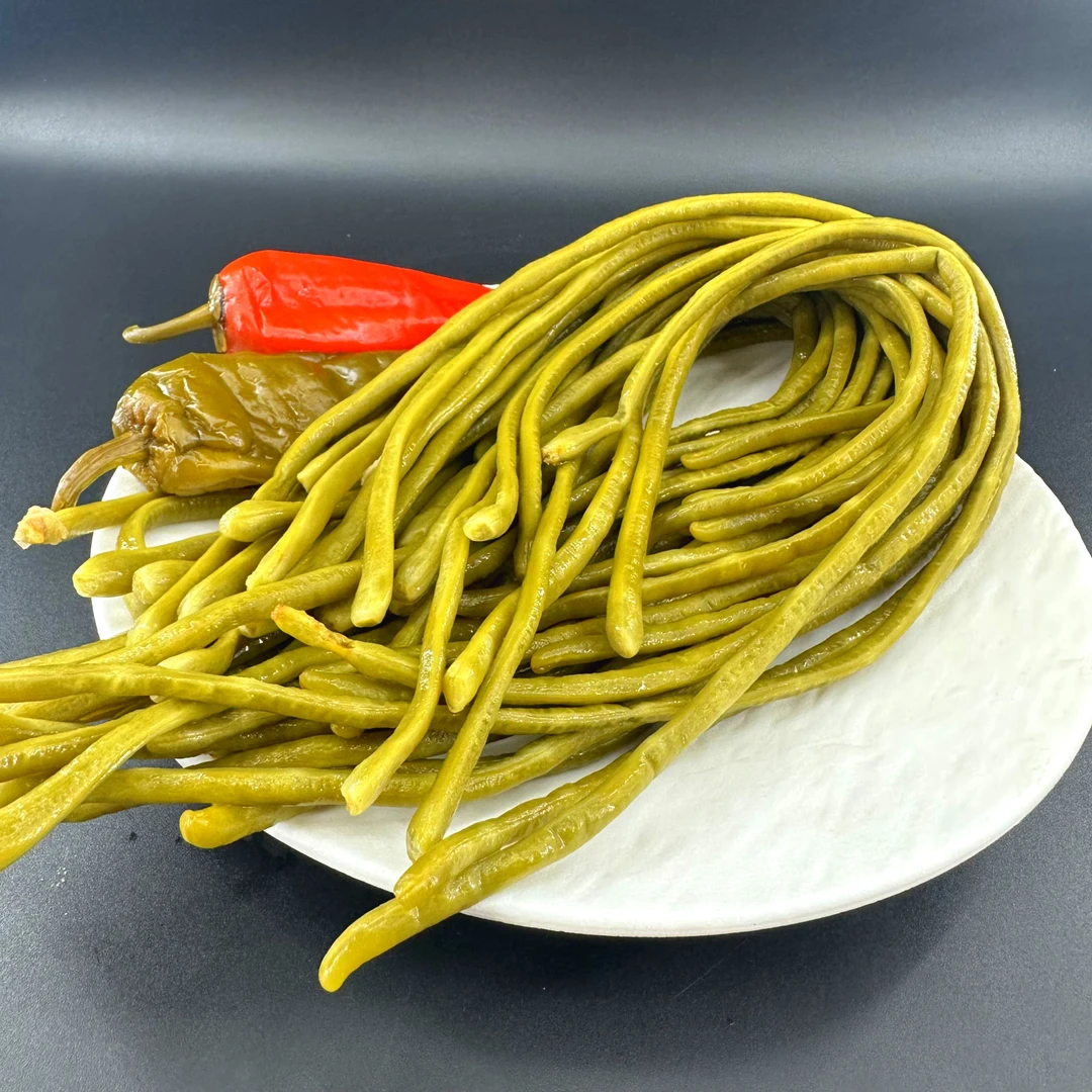 泡豇豆酸豆角安徽六安农家手工泡长豆腌菜咸菜酸豆角下饭小菜