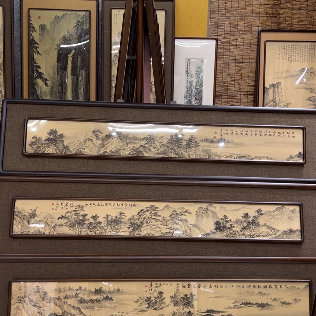 公***子国画亲笔手绘作品