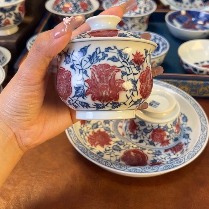 瓷片景德镇陶瓷手工手绘