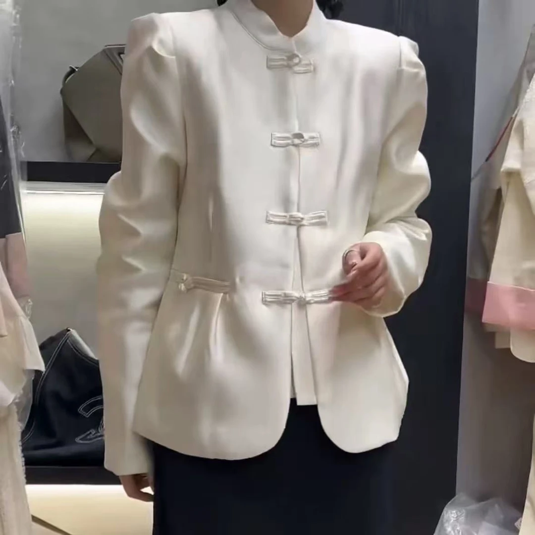 新中式盘扣立领高级感上衣外套