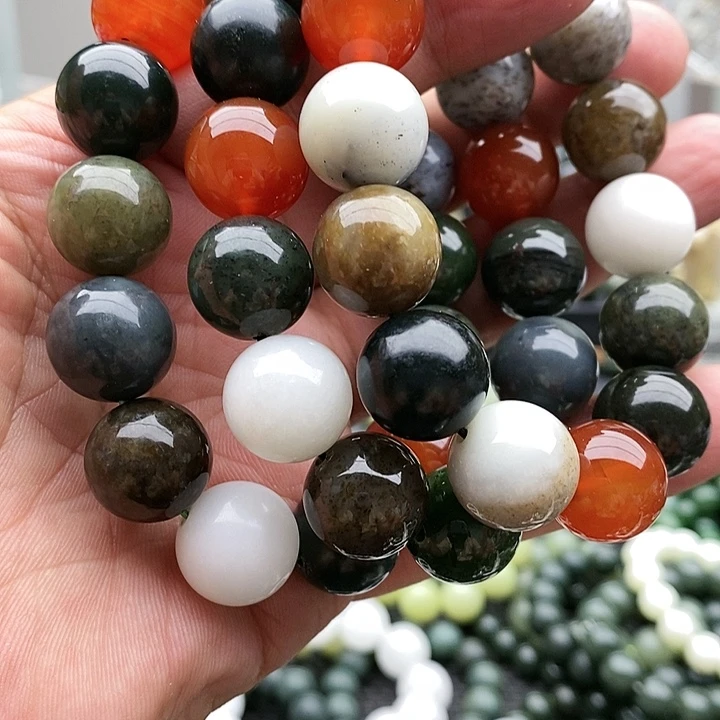 【闪购商品】手链未镶嵌和田玉16多宝拍一发一