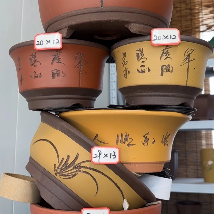 紫砂花盆              100-6