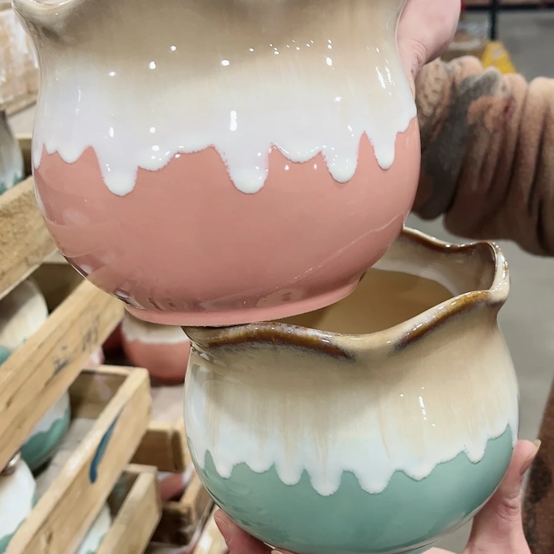 【闪购商品】陶瓷陶瓷多肉植物花盆