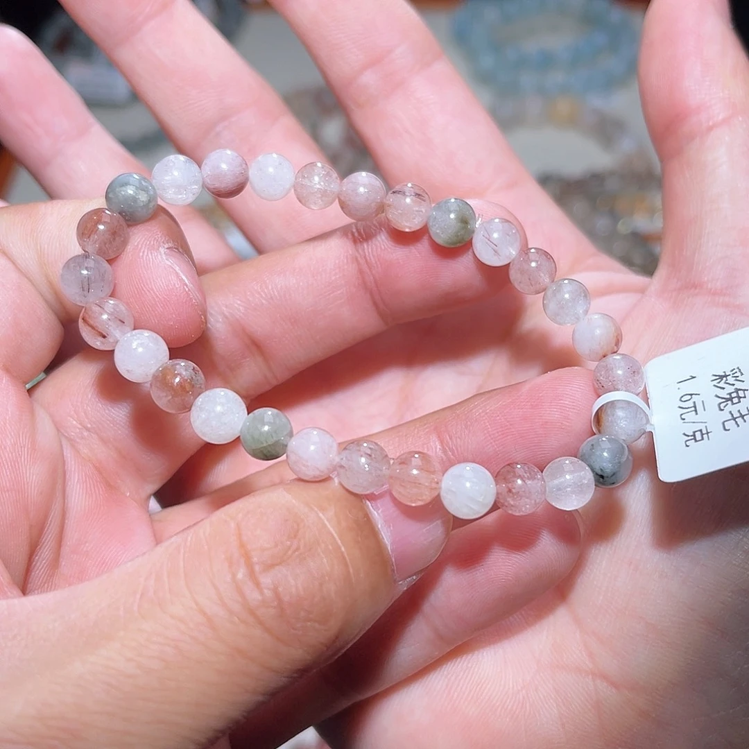 水晶手链未镶嵌323号主图手串  6+