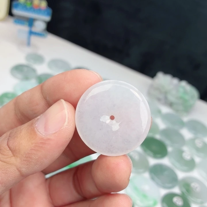 翡翠未镶嵌颈饰缅甸天然A货翡翠30.8-5.6