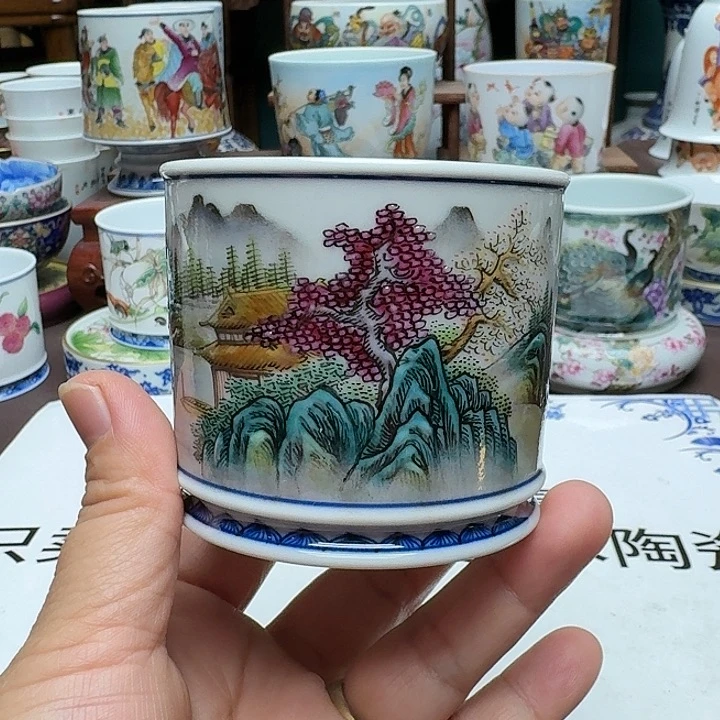 景德镇手工手绘展示