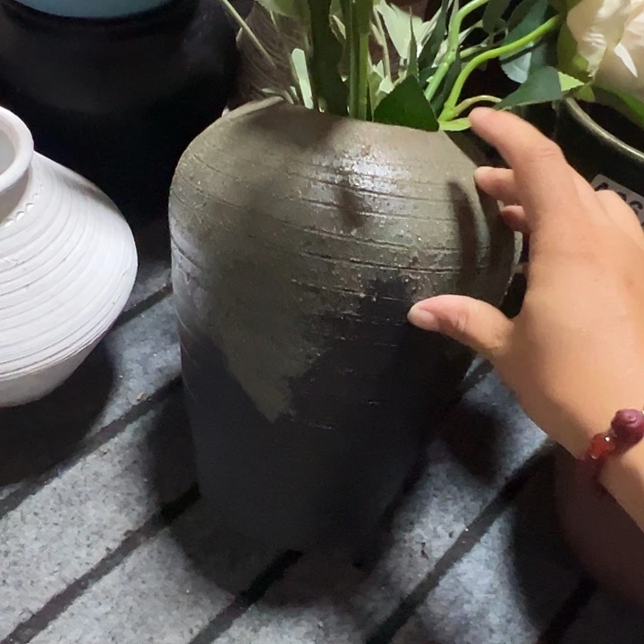 粗陶盆默认打孔高25口9