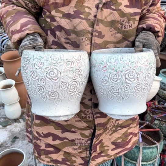 红陶口17高20瑕疵