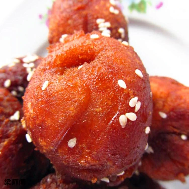 山西特产寿阳油柿子传统手工糕点甜点心韩愈油柿子 6个/盒 包邮