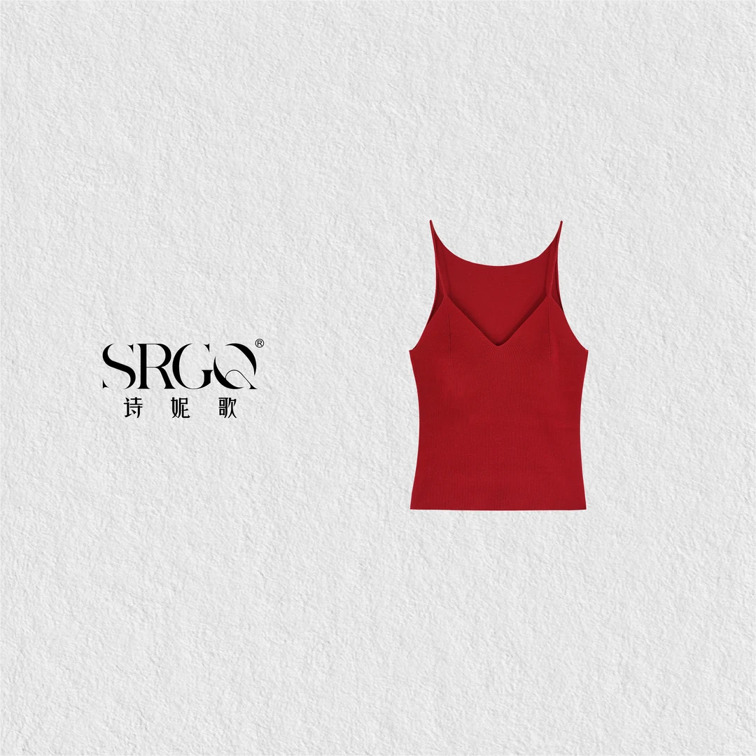 诗妮歌25&SS高定 |【红玫瑰】明媚耀眼的你 复古港风红色吊带