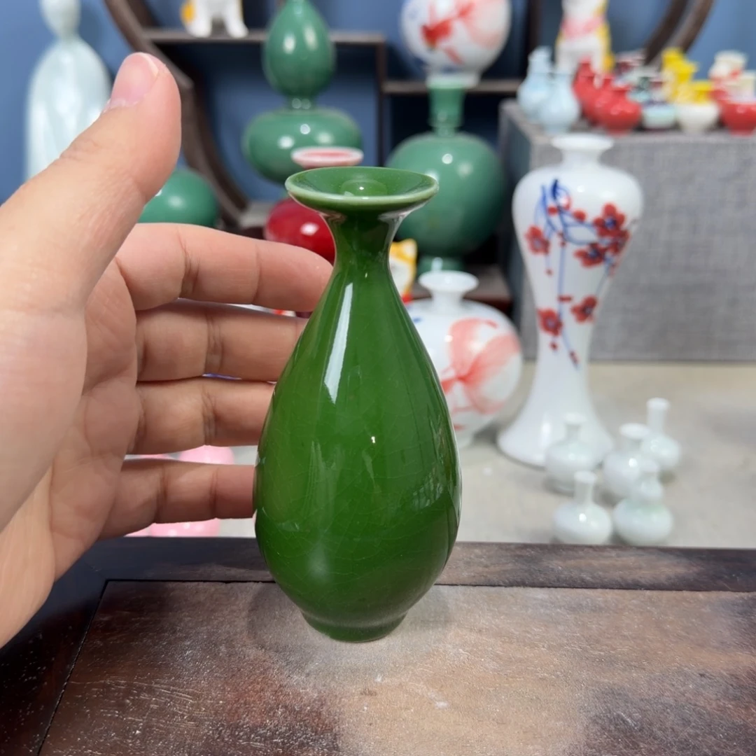 陶瓷手工小花器摆件