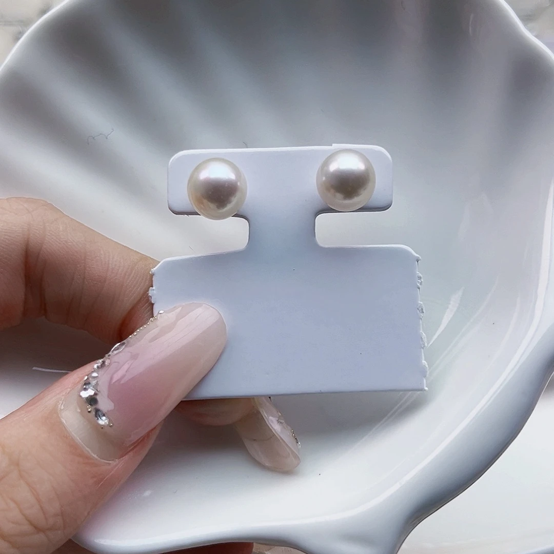 未镶嵌耳饰淡水珍珠