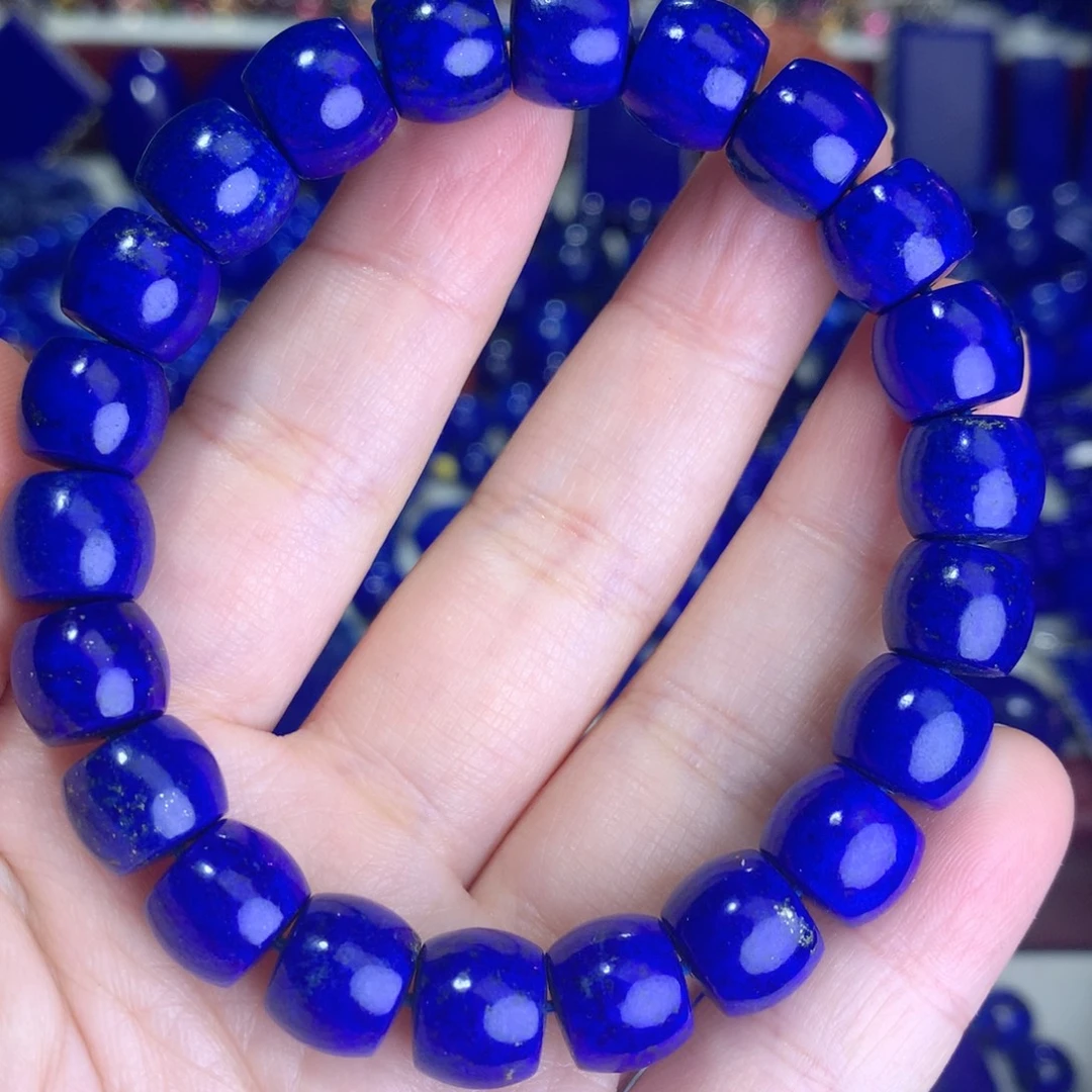 青金石未镶嵌10m老型手链