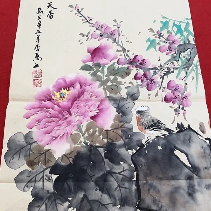 国画手绘国画作品