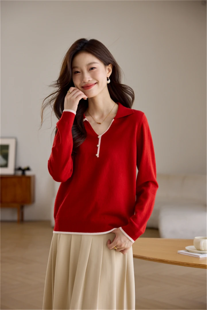 厚款针织女装羊毛聚酯纤维绵锦纶晴六陆HH浮力舒适保暖柔软