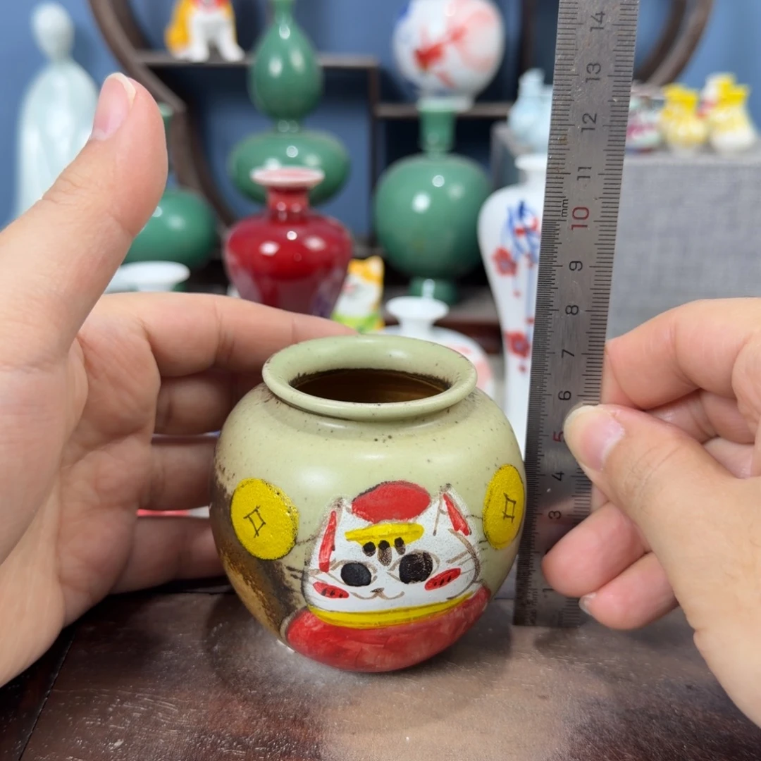 陶瓷手工小花器摆件