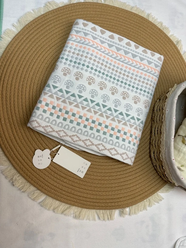 六层婴幼儿纯棉80*130纱布软凉席吸汗透气