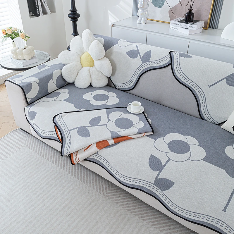 新款异形简约沙发垫四季通用不规则防滑一片式轻奢高级感坐垫