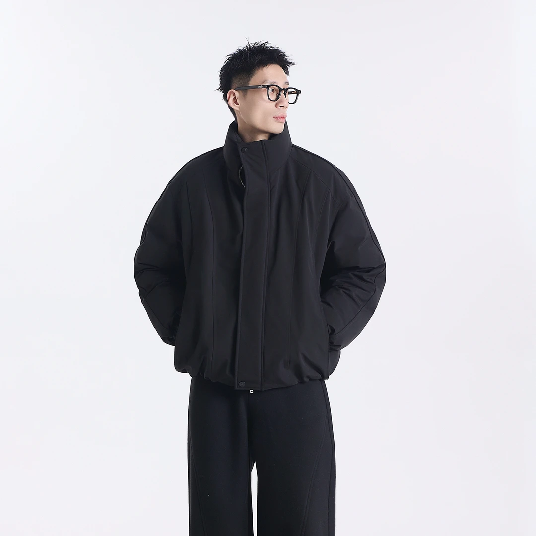 GCCDUPE77『序冰』冬季立领极简结构90白鸭绒保暖夹克羽绒服