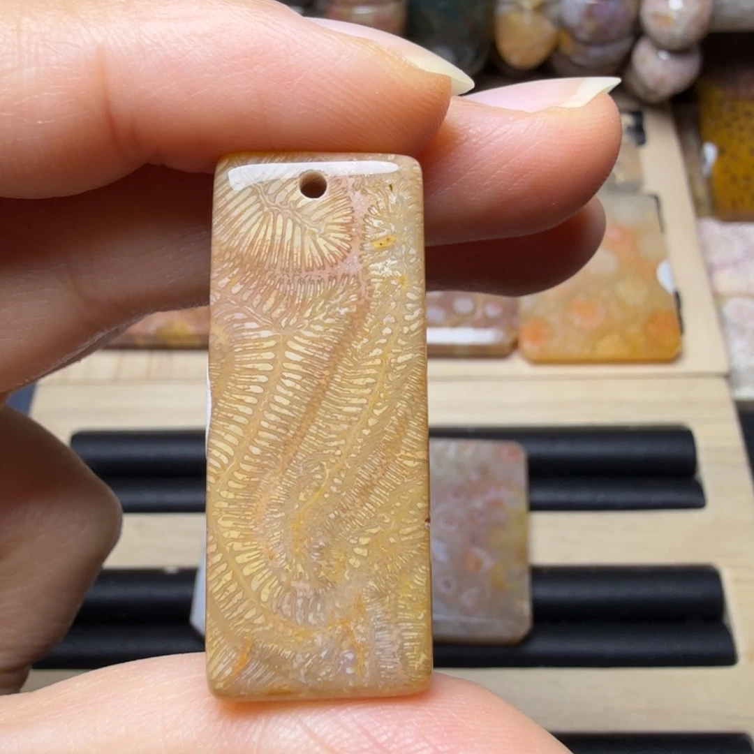 硅化玉未镶嵌飘点的糖虫纹