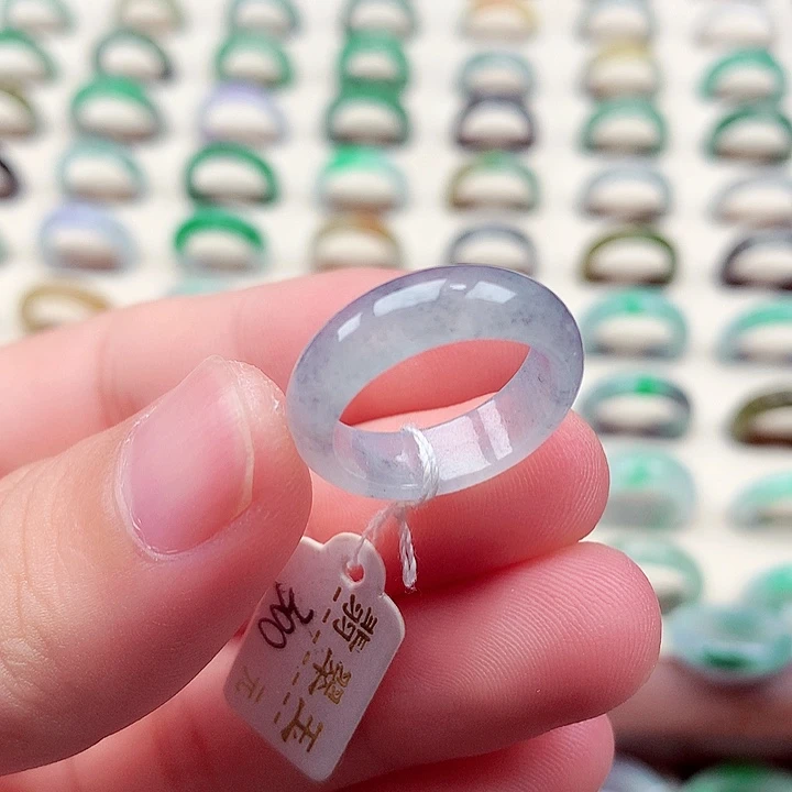 翡翠未镶嵌戒指12号