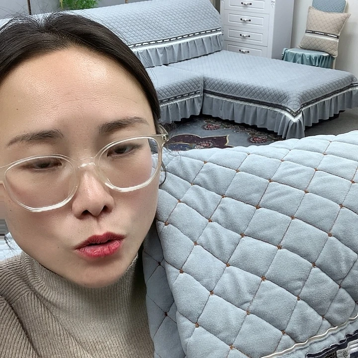 红***瑰雪尼尔月光灰270+妃+360