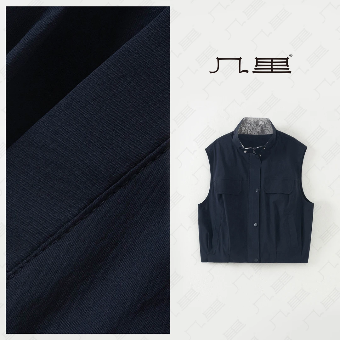 几里与麻 工装风无袖马夹 衣长53 胸围126 2052148