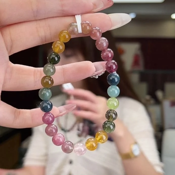 05450519/未镶嵌碧玺7mm+单圈多样性发货