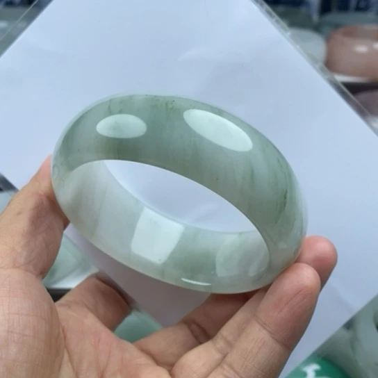 石英质玉（金丝玉）未镶嵌手镯